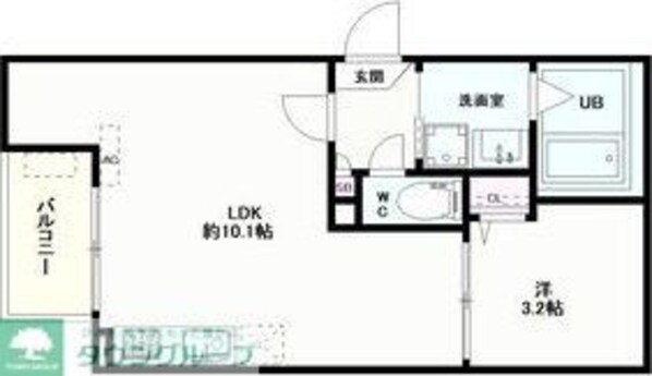 Jack sunashindenIの物件間取画像